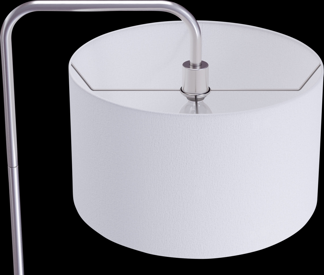 Regalia Gate Silver Floor Lamp - Thumbnail - Image 3