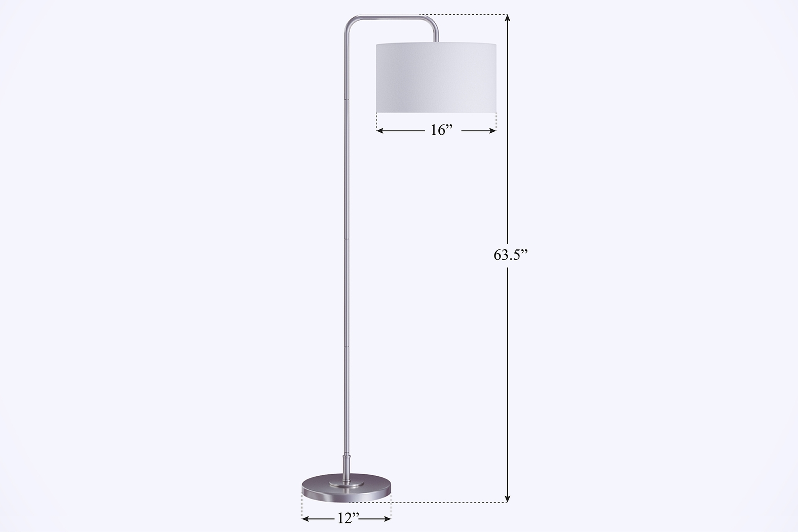 Regalia Gate Silver Floor Lamp - Thumbnail - Image 7