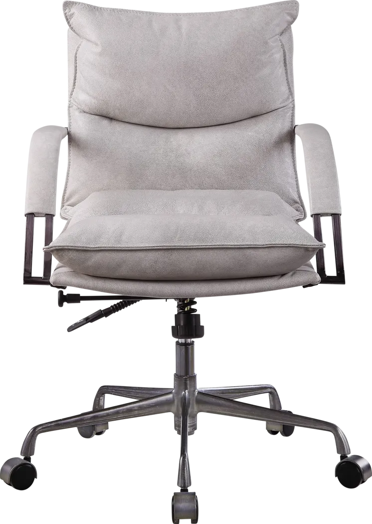 Regallie White Office Chair - Thumbnail - Image 2