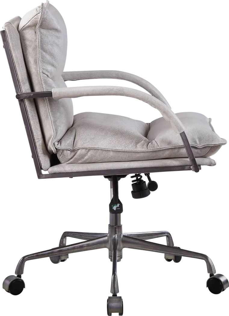 Regallie White Office Chair - Thumbnail - Image 3