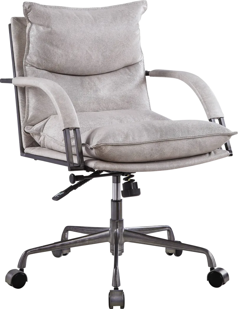 Regallie White Office Chair - Thumbnail - Image 1