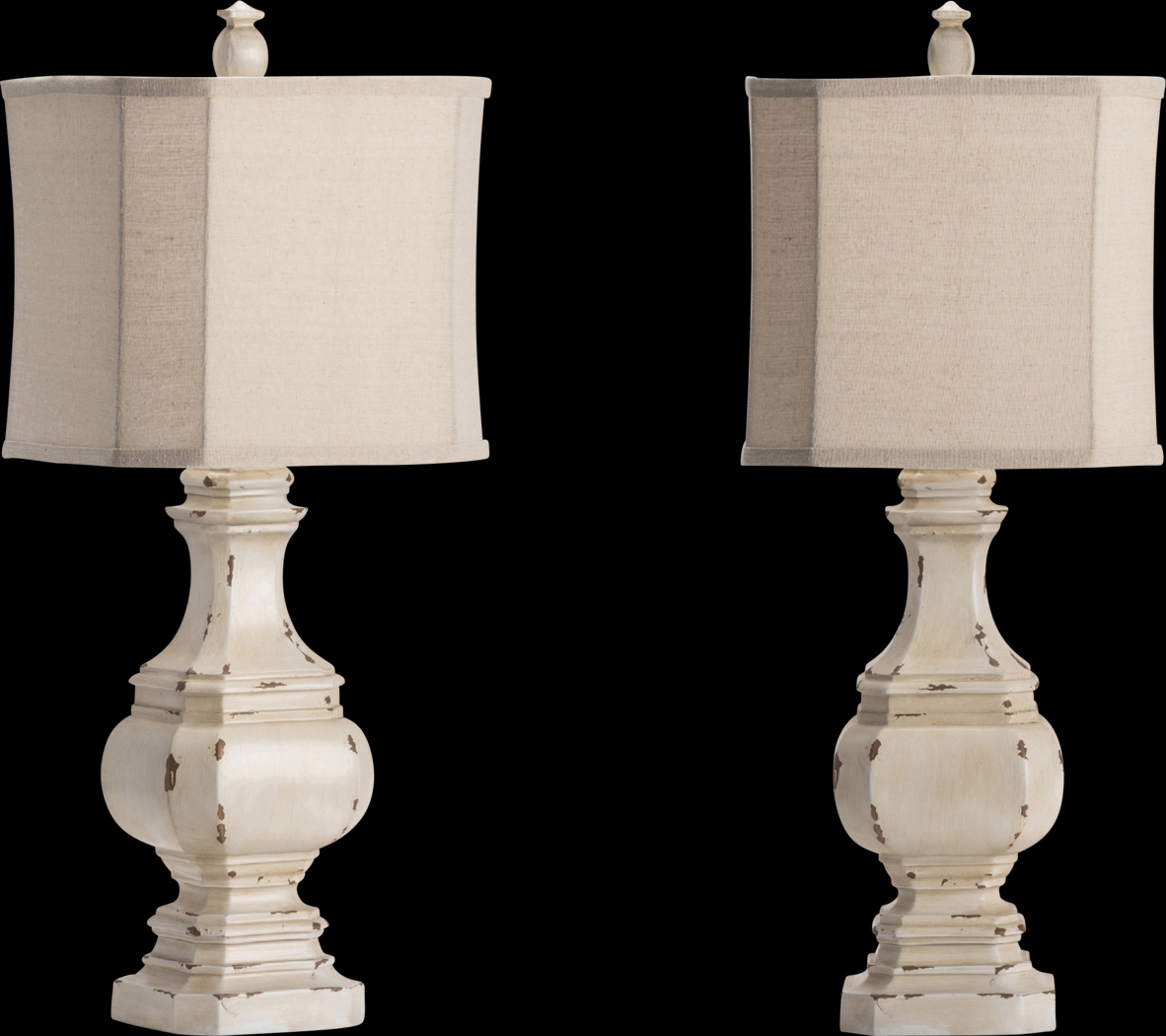 Regina Lane White Table Lamps, Set of 2 - Thumbnail - Image 1