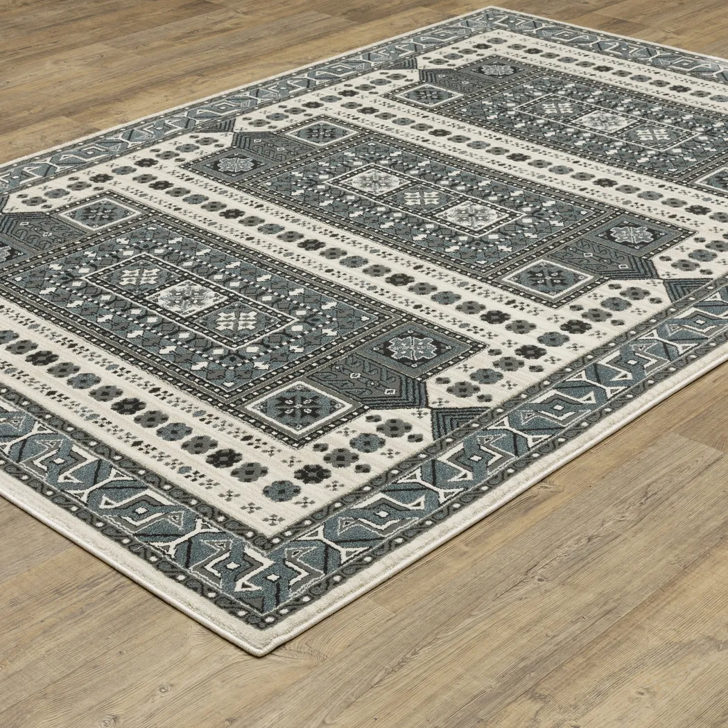 Rehema Gray 5'3 x 7'6 Rug - Thumbnail - Image 2