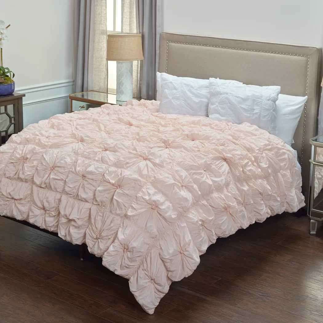 Reia Pink 3 Pc King Comforter Set - Thumbnail - Image 2