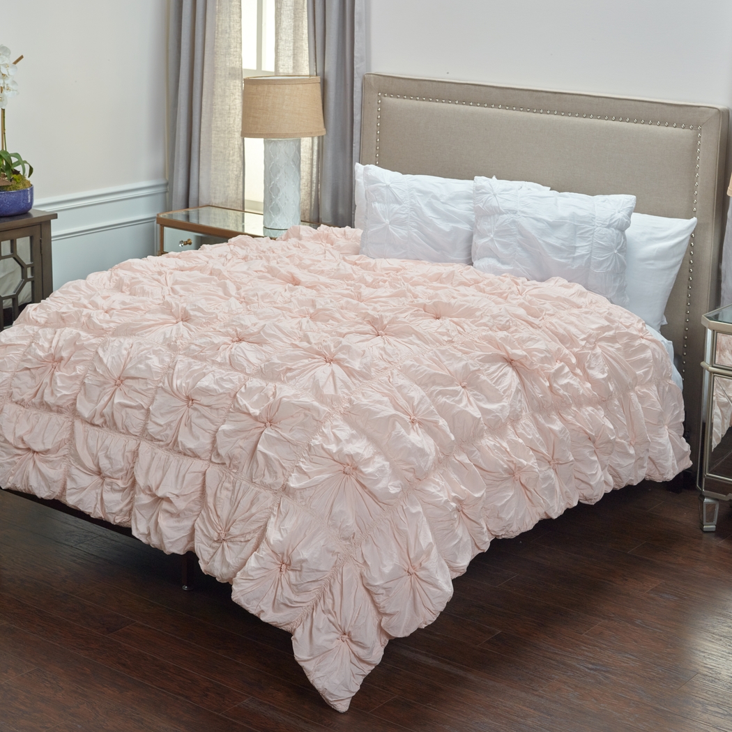 Reia Pink 3 Pc Queen Comforter Set - Thumbnail - Image 2