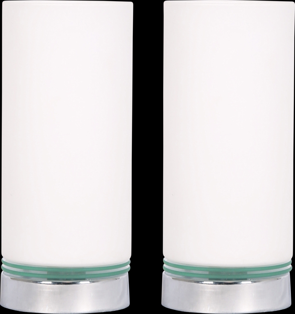 Reid Trail White Table Lamps, Set of 2 - Thumbnail - Image 1