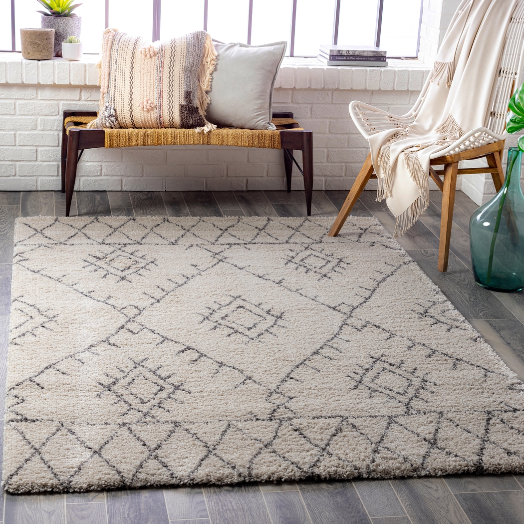 Reidwick Cream 7'11 x 10'11 Area Rug - Thumbnail - Image 2