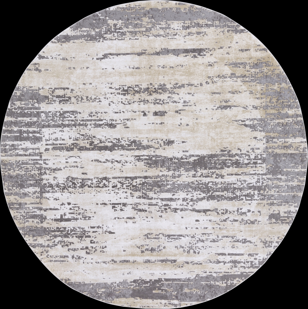 Reigate I Tan 5'3 Round Rug - Thumbnail - Image 1