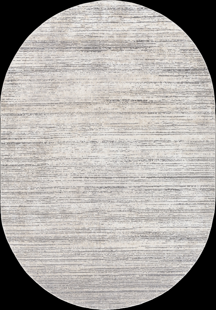 Reigate II Tan 6'7 x 9'6 Oval Rug - Thumbnail - Image 1