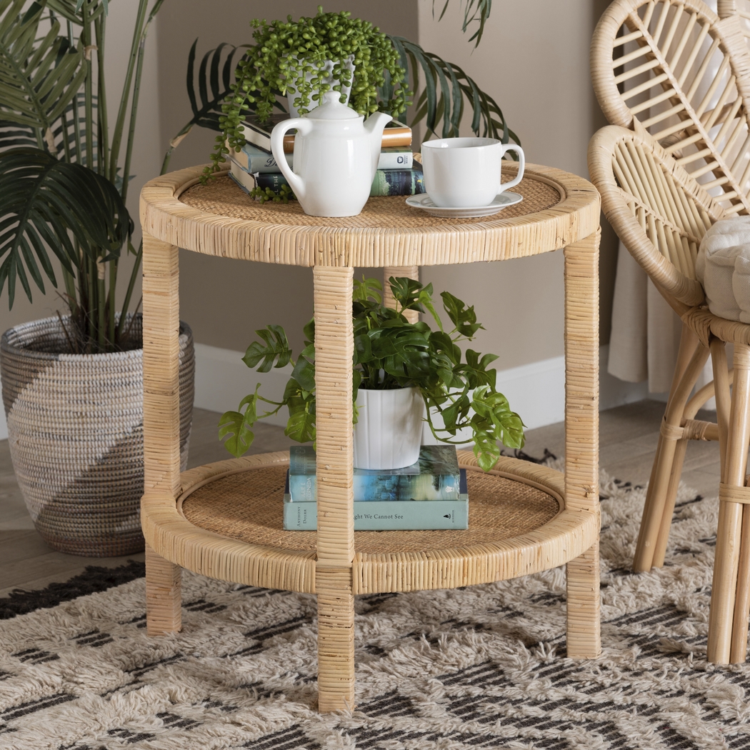 Reinert IV Brown End Table - Thumbnail - Image 2