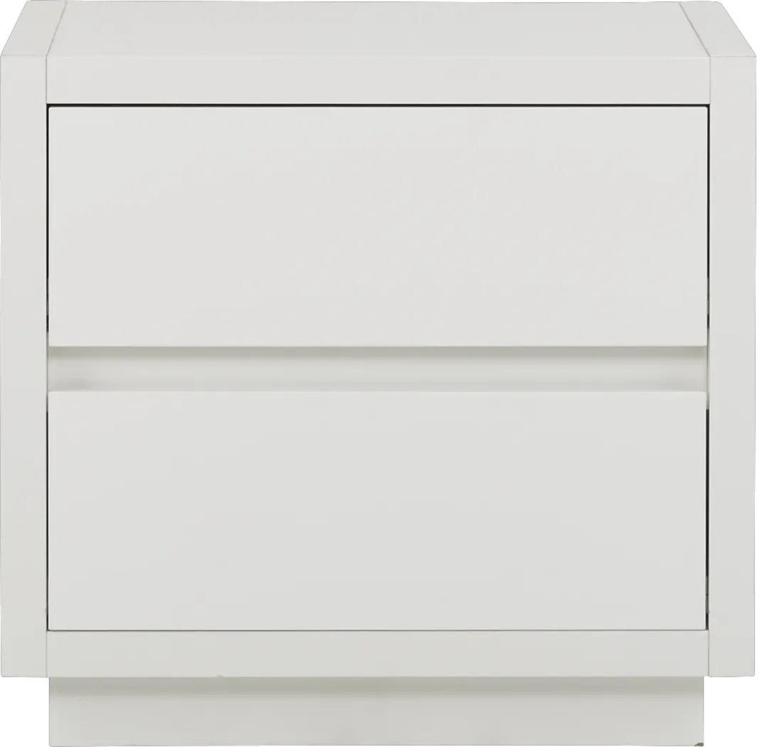 Reino White Nightstand - Thumbnail - Image 1