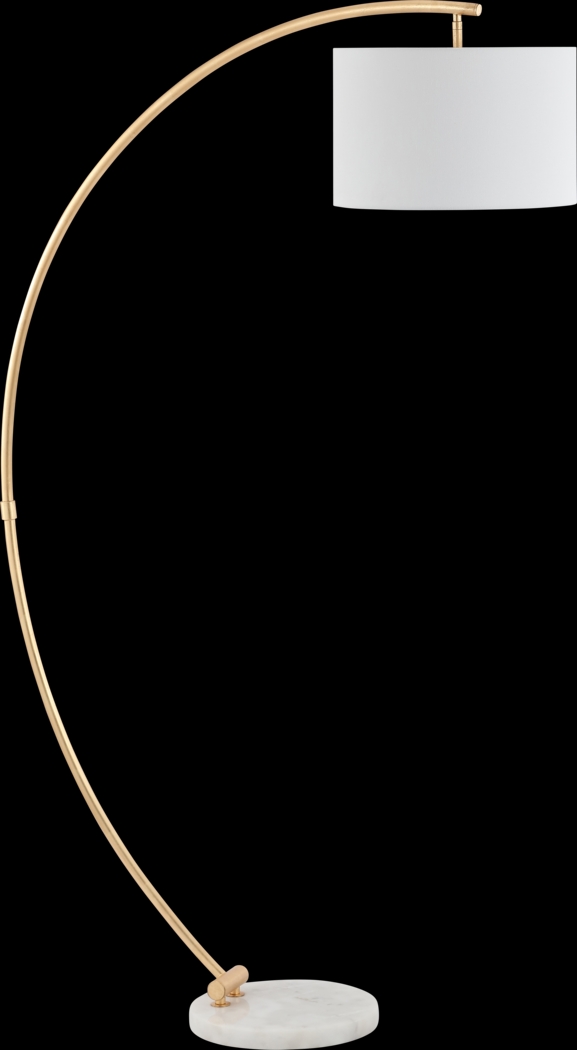 Reisener Drive Gold Floor Lamp - Thumbnail - Image 1