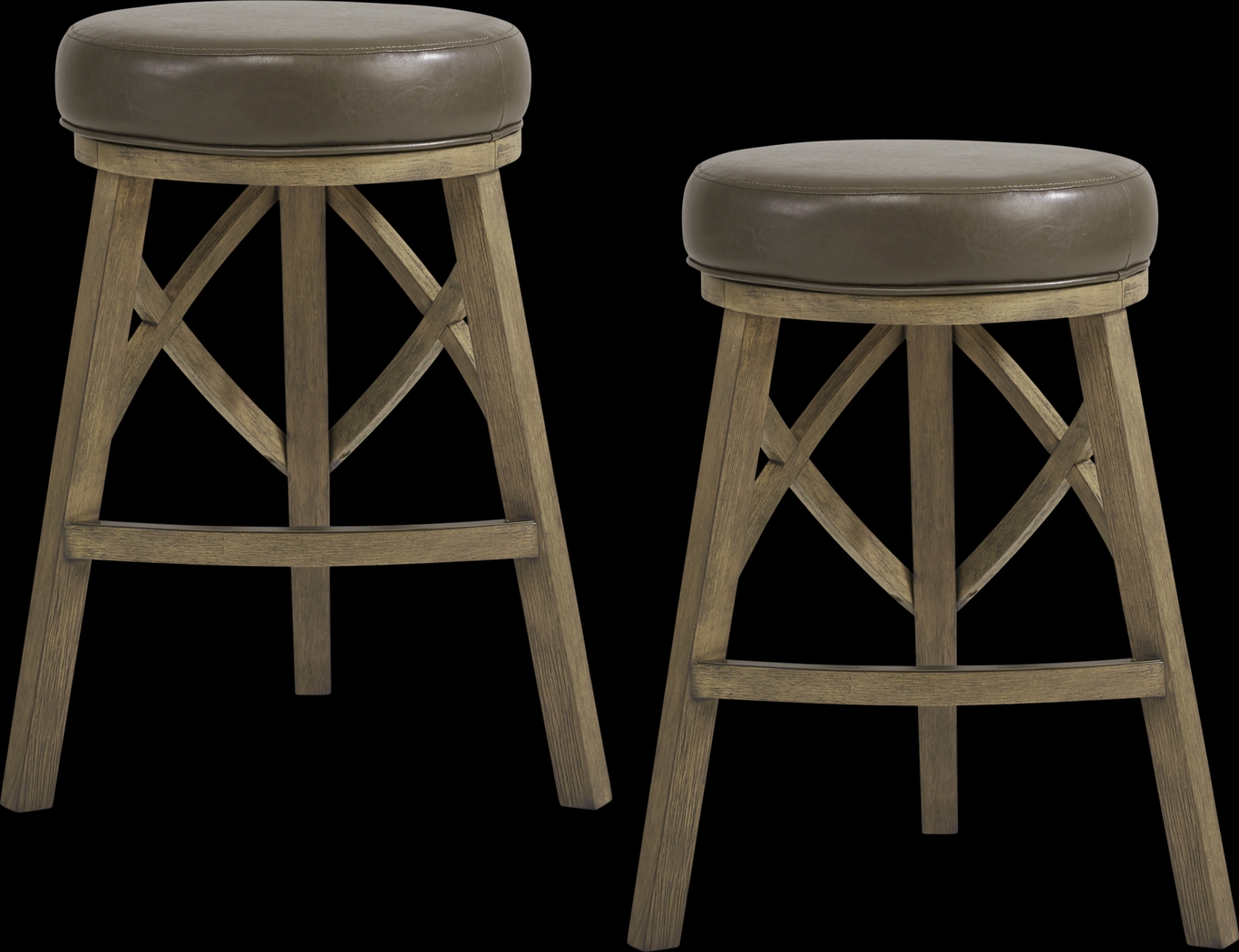 Relaira Sage Swivel Barstool, Set of 2 - Thumbnail - Image 1