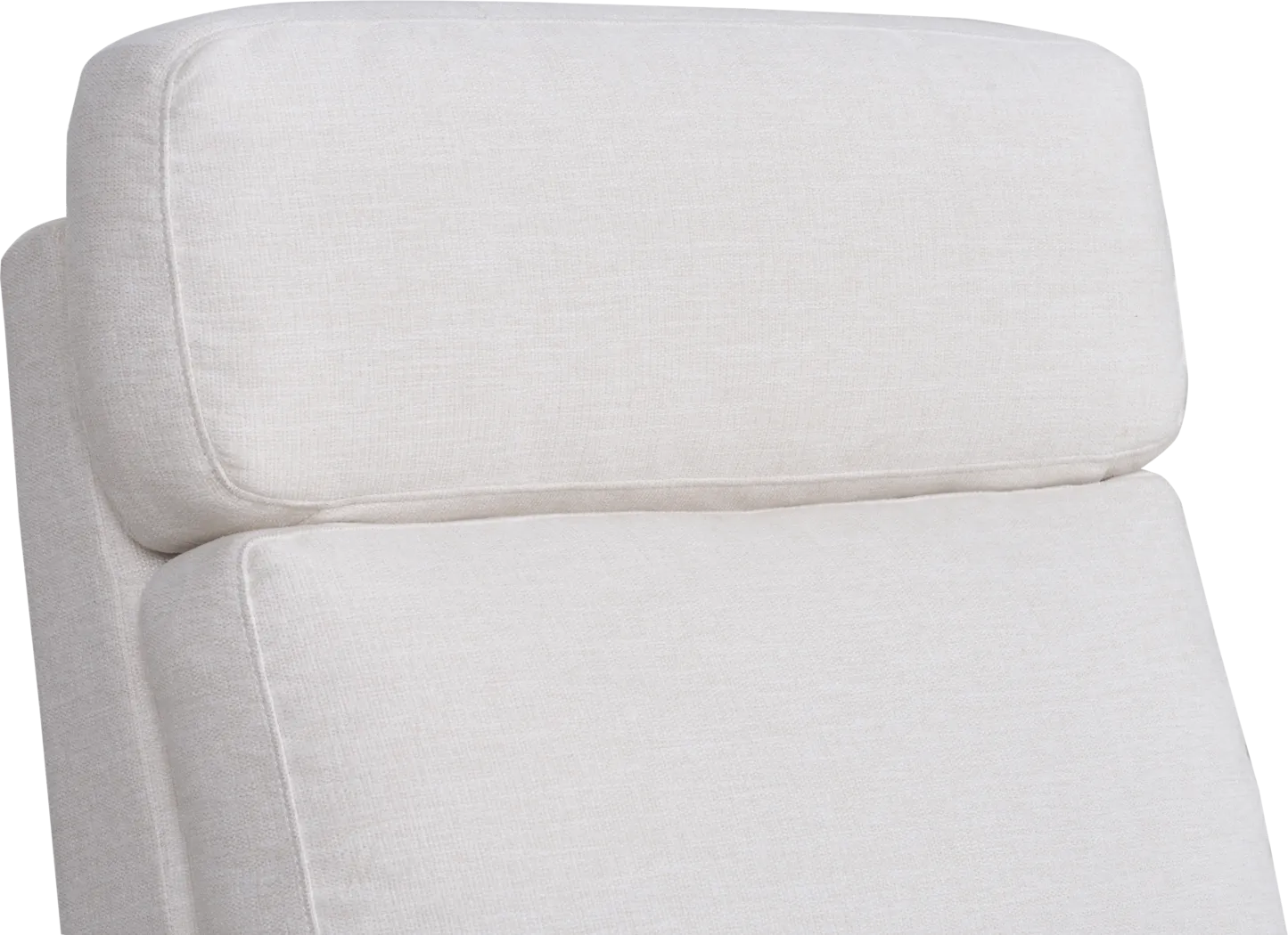 Relaxation Rocker White Auto Glider Recliner - Image 9