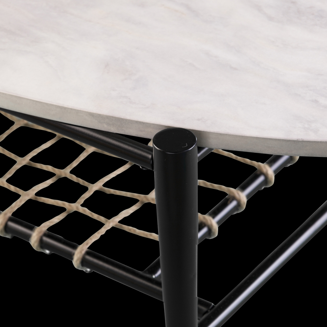 Relckin White Cocktail Table - Thumbnail - Image 3