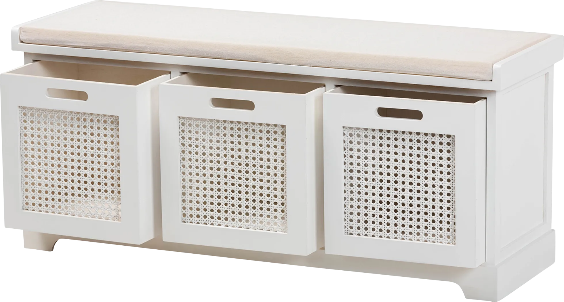 Reltor White Accent Bench - Thumbnail - Image 2