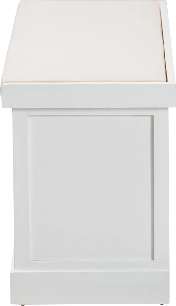 Reltor White Accent Bench - Thumbnail - Image 4
