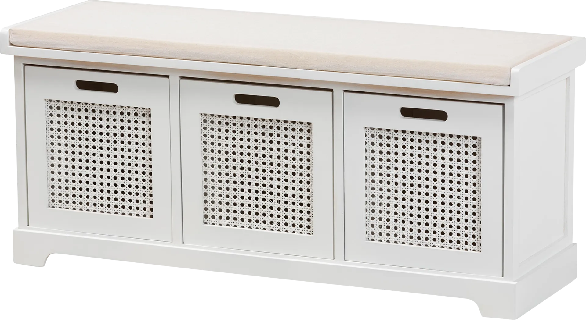 Reltor White Accent Bench - Thumbnail - Image 1