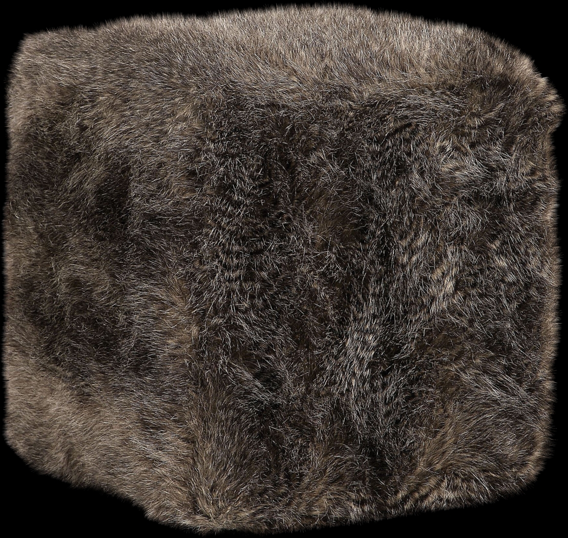 Relyea Brown Ottoman - Thumbnail - Image 1