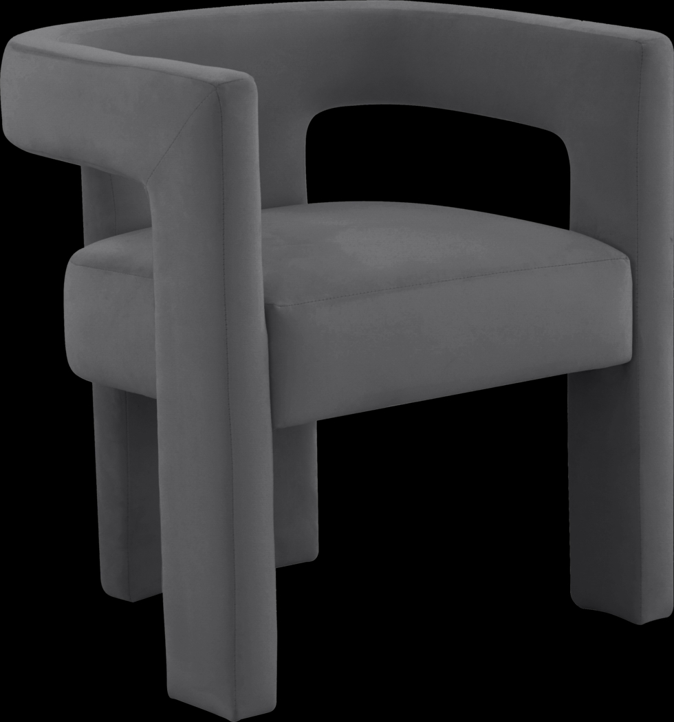 Remagen Dark Gray Accent Chair - Thumbnail - Image 4