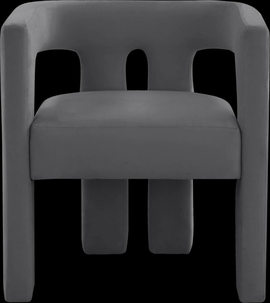 Remagen Dark Gray Accent Chair - Thumbnail - Image 1