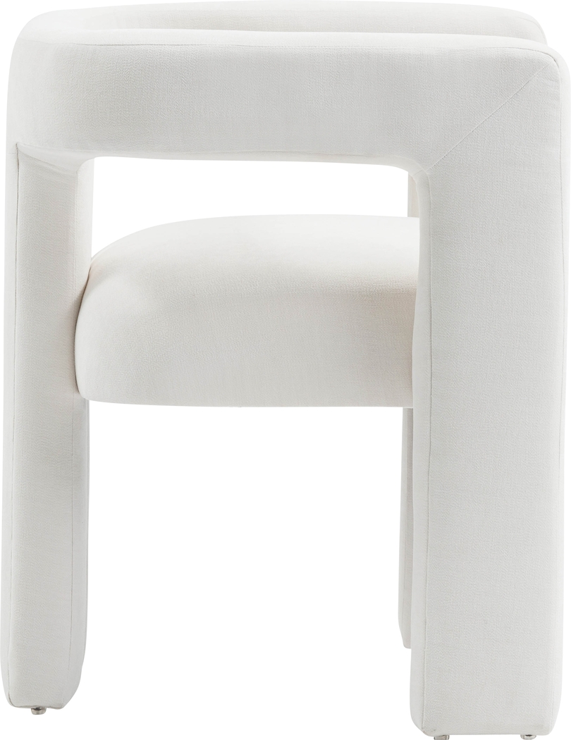 Remagen White Accent Chair - Thumbnail - Image 4