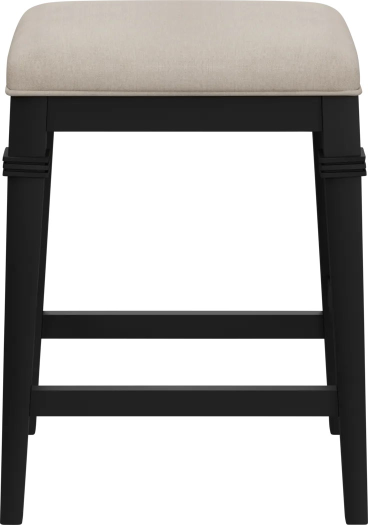 Rembles Black Counter Height Stool - Thumbnail - Image 2