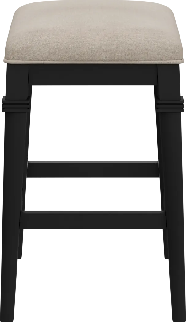 Rembles Black Counter Height Stool - Thumbnail - Image 3