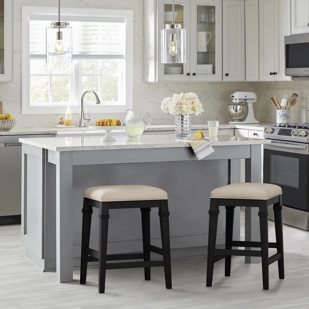 Rembles Black Counter Height Stool - Thumbnail - Image 9