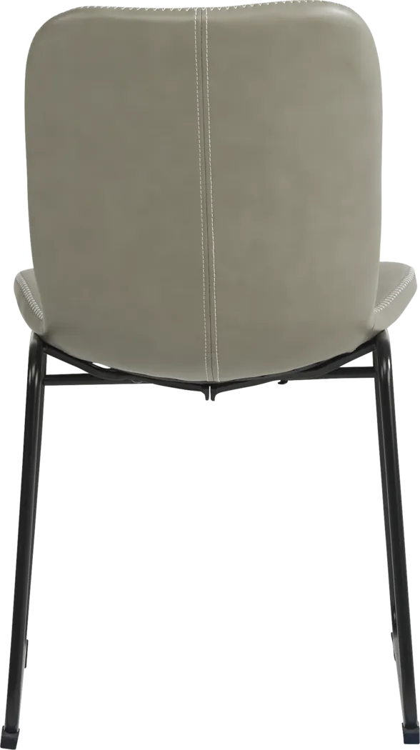 Remi Gray Side Chair - Thumbnail - Image 3