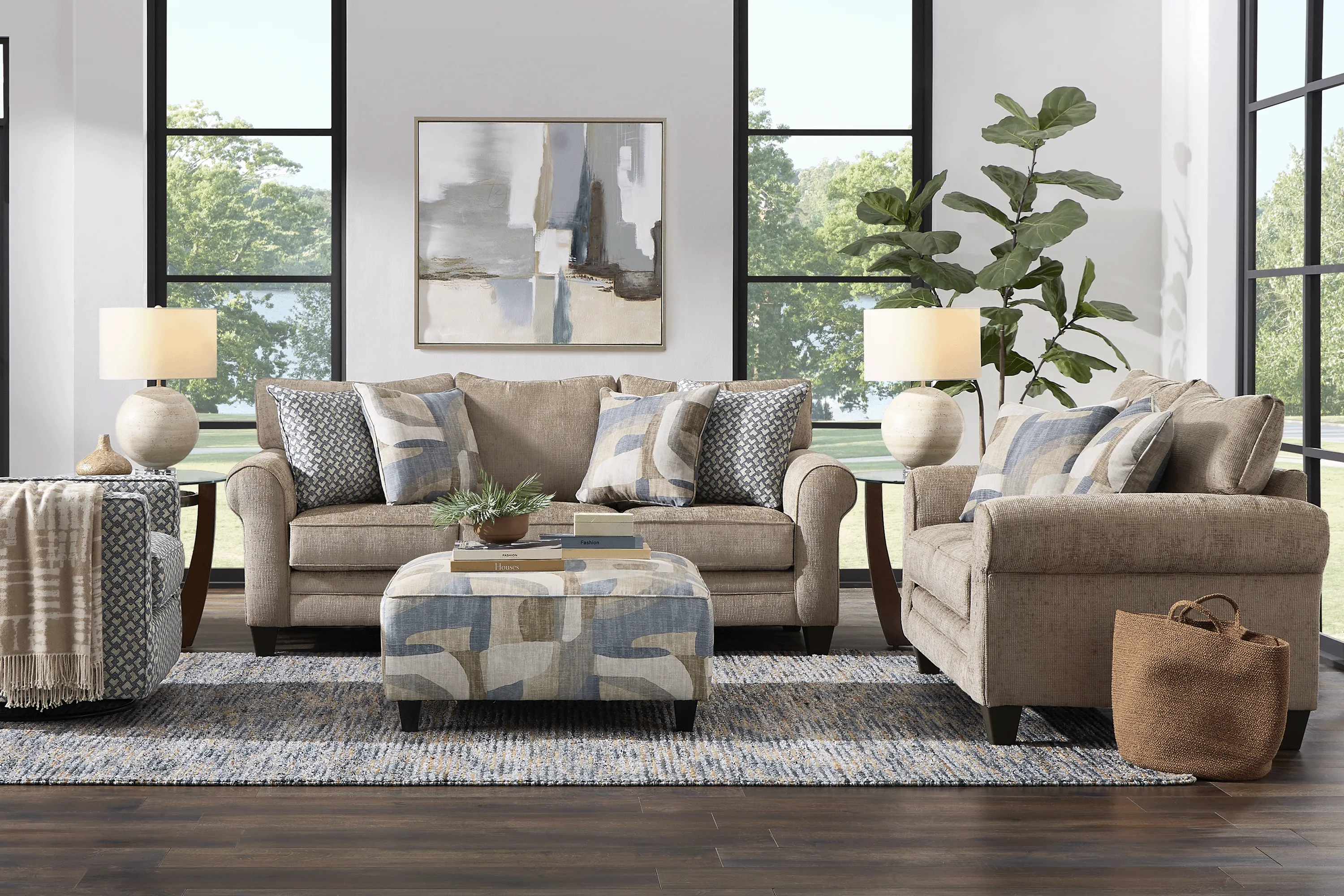 Remington Heights Cocoa 2 Pc Living Room - Image 1