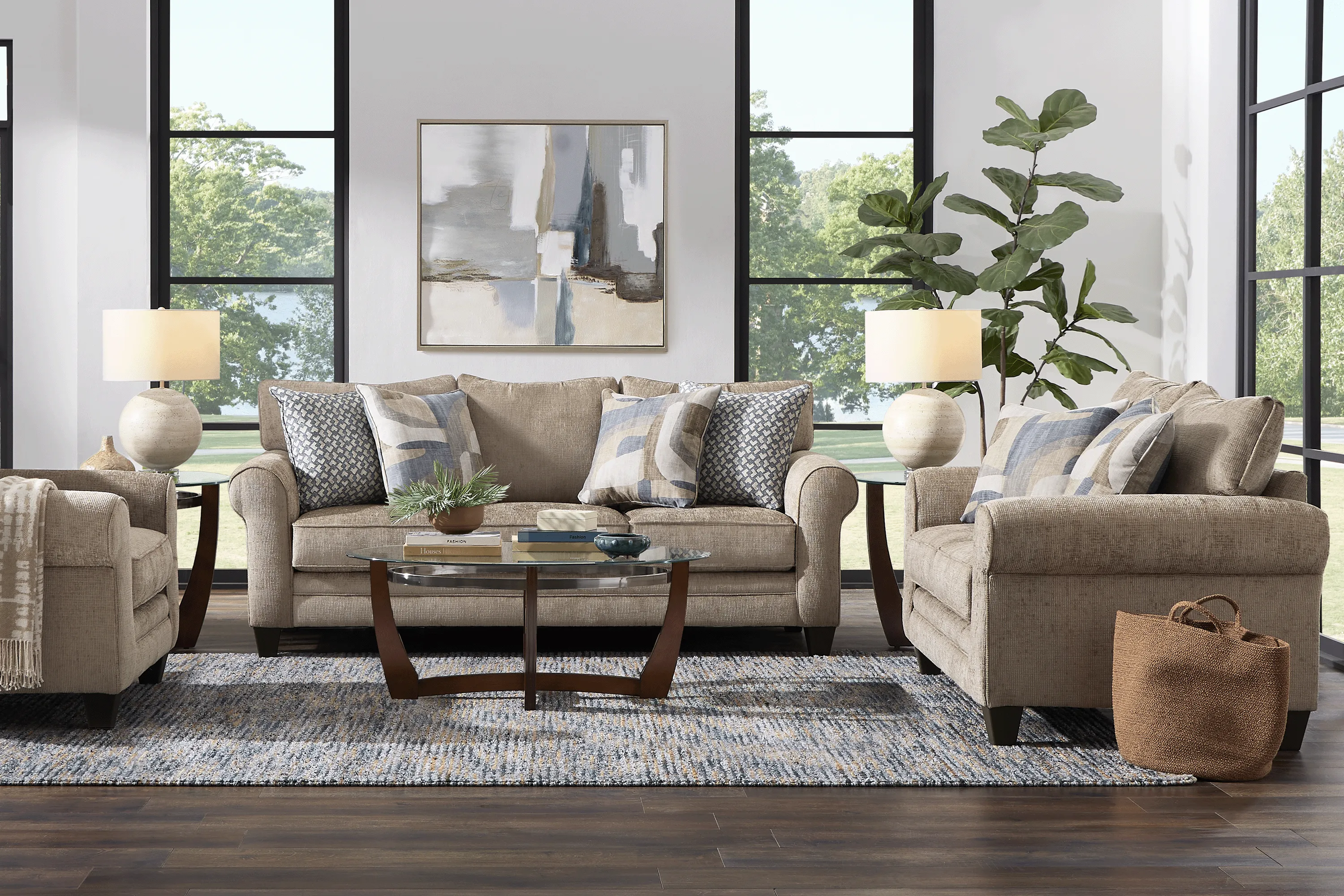 Remington Heights Cocoa 8 Pc Living Room - Thumbnail - Image 1