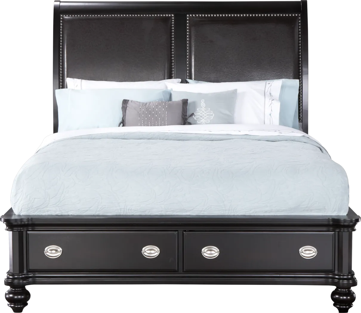 Remington Place Espresso 3 Pc King Bed with Storage - Thumbnail - Image 1