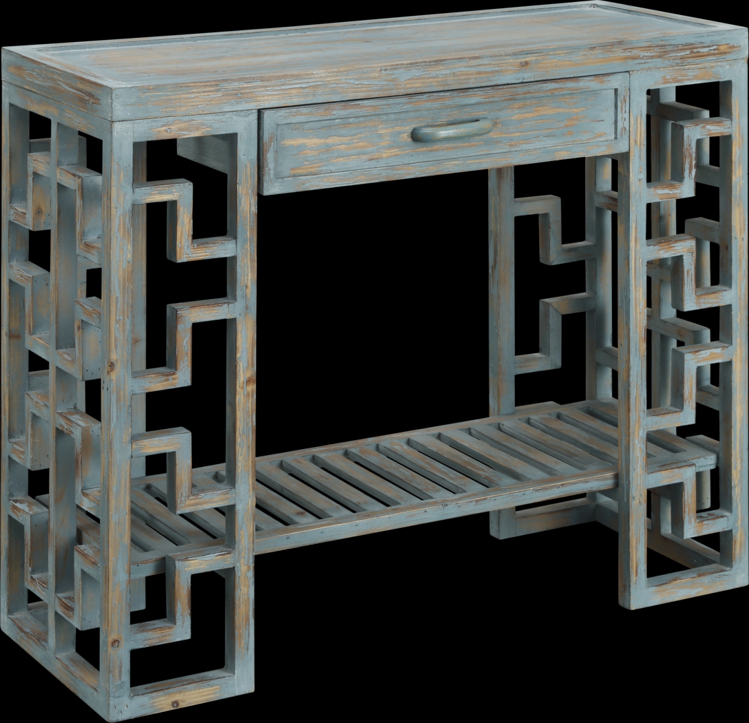 Remy Blue Accent Table - Thumbnail - Image 1