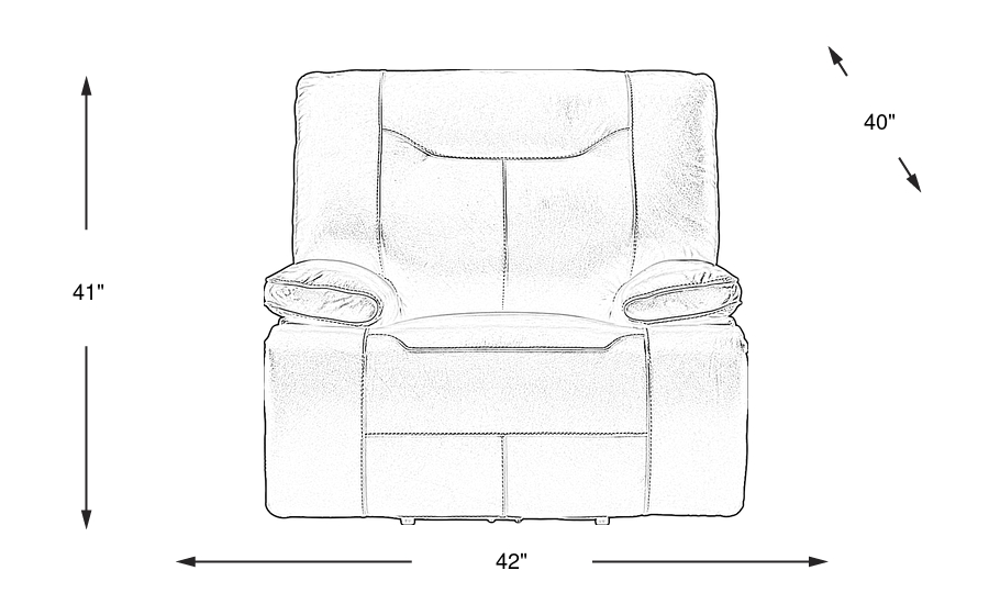 Dimension Image. Please refer to the Dimension Tab on this page for dimension details.