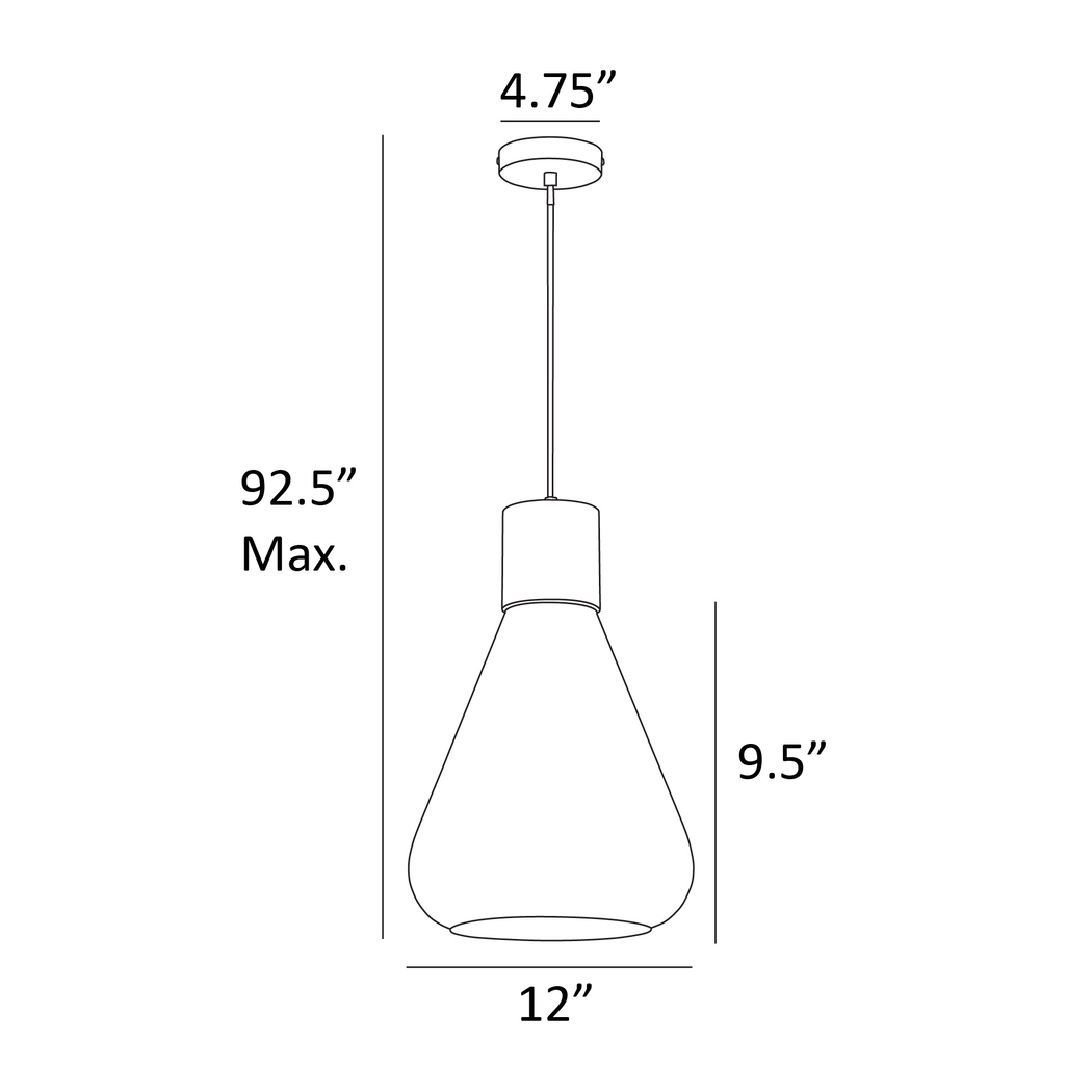 Renellie Club Black Pendant - Thumbnail - Image 3
