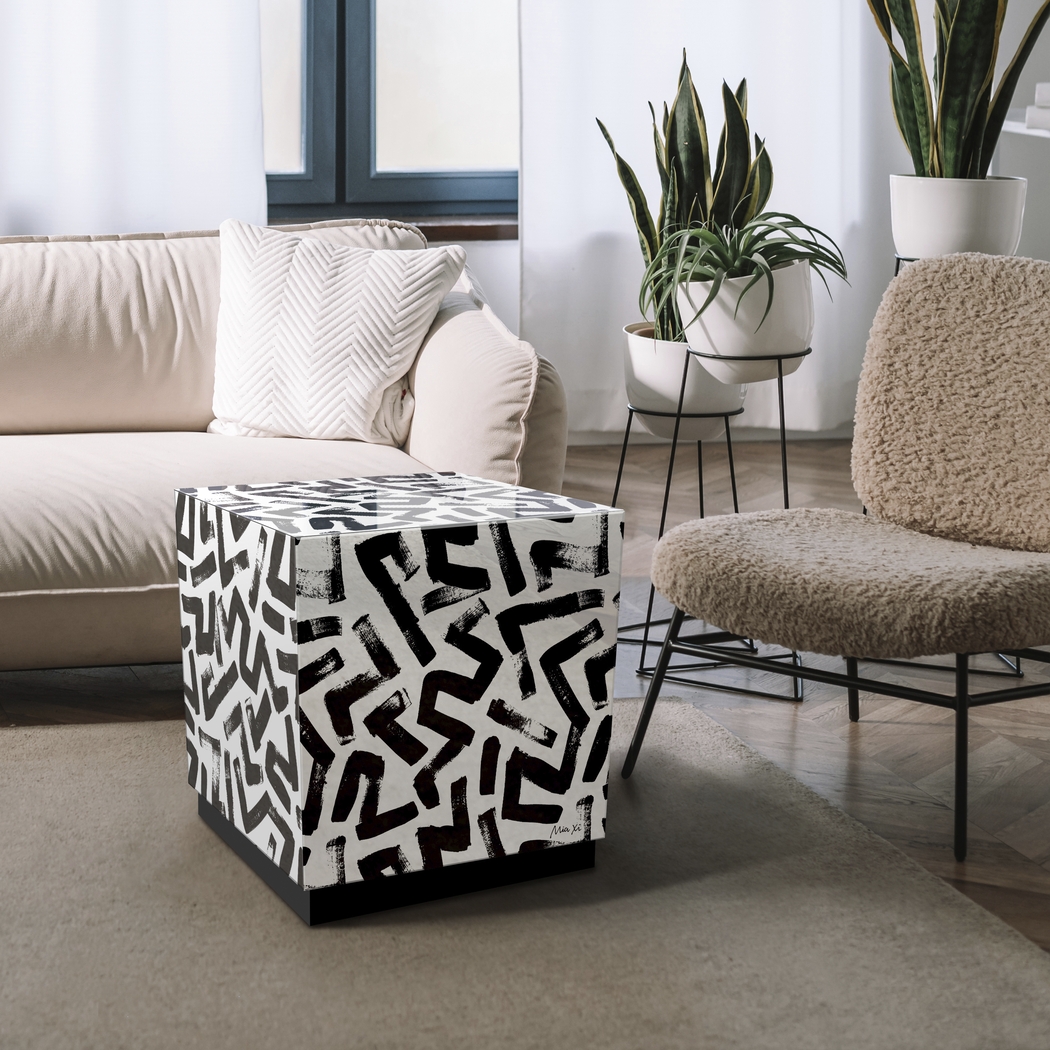 Reneta Black Accent Table - Thumbnail - Image 2