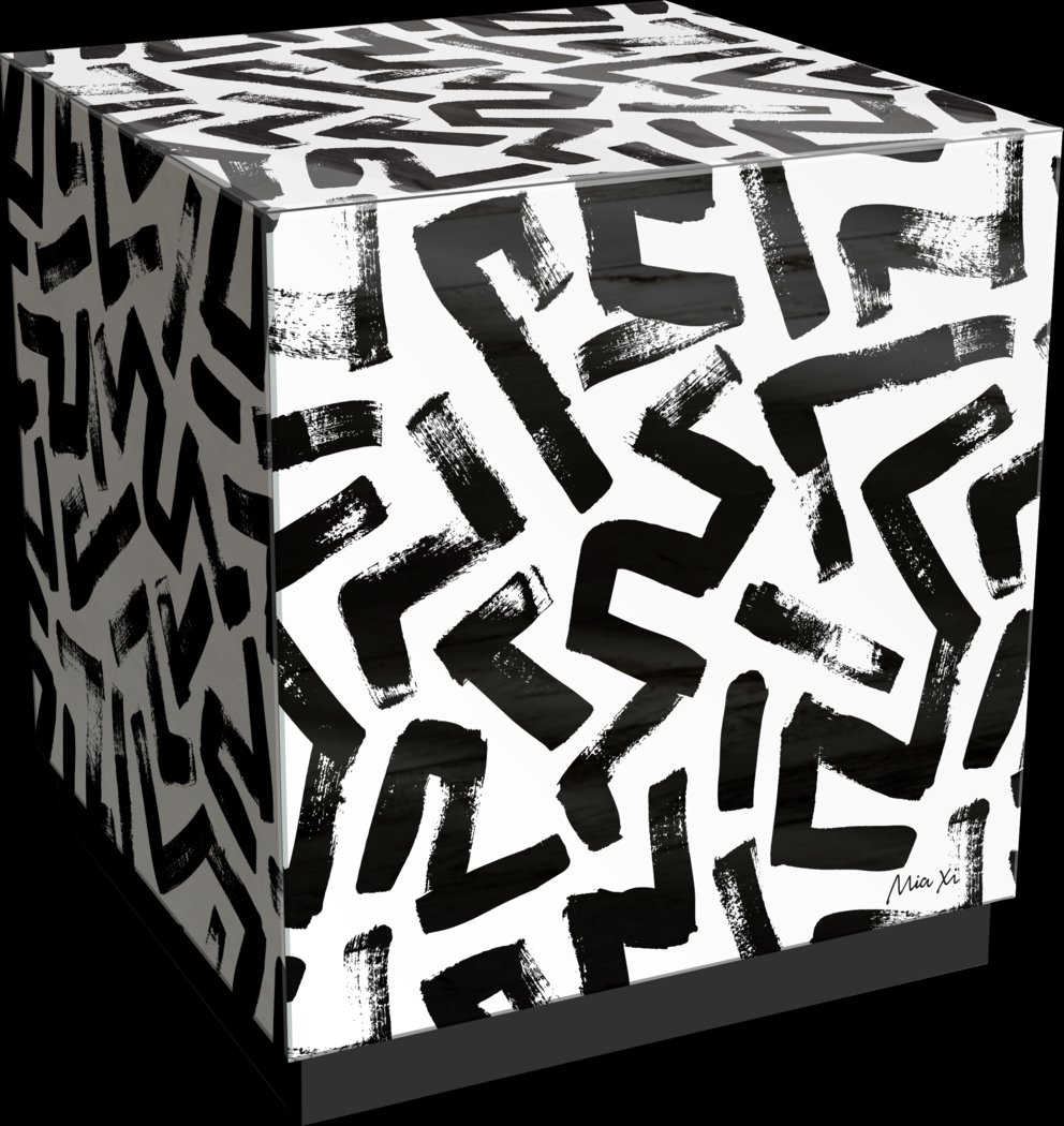 Reneta Black Accent Table - Thumbnail - Image 1