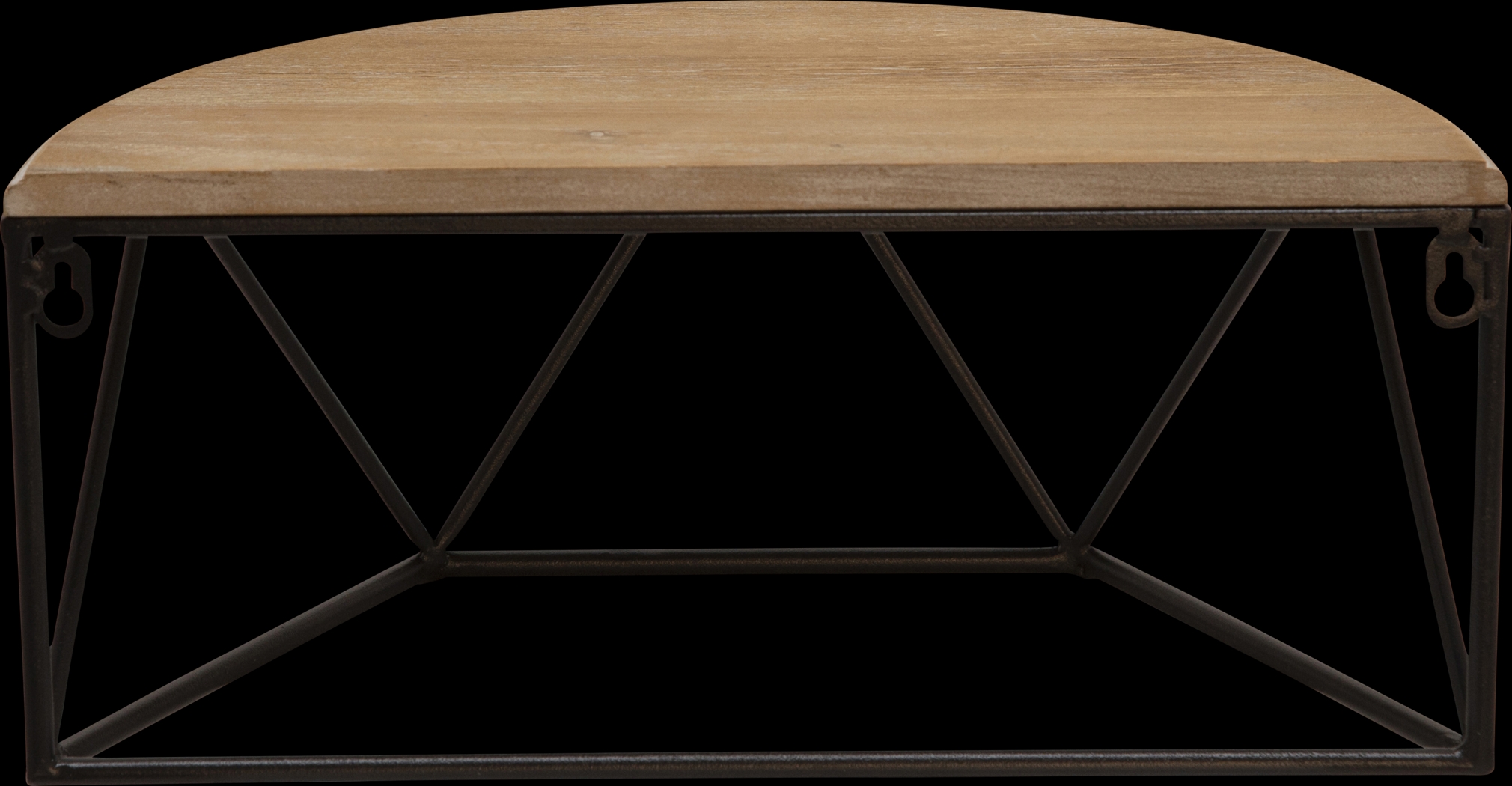 Renezet Brown Wall Shelf - Thumbnail - Image 2