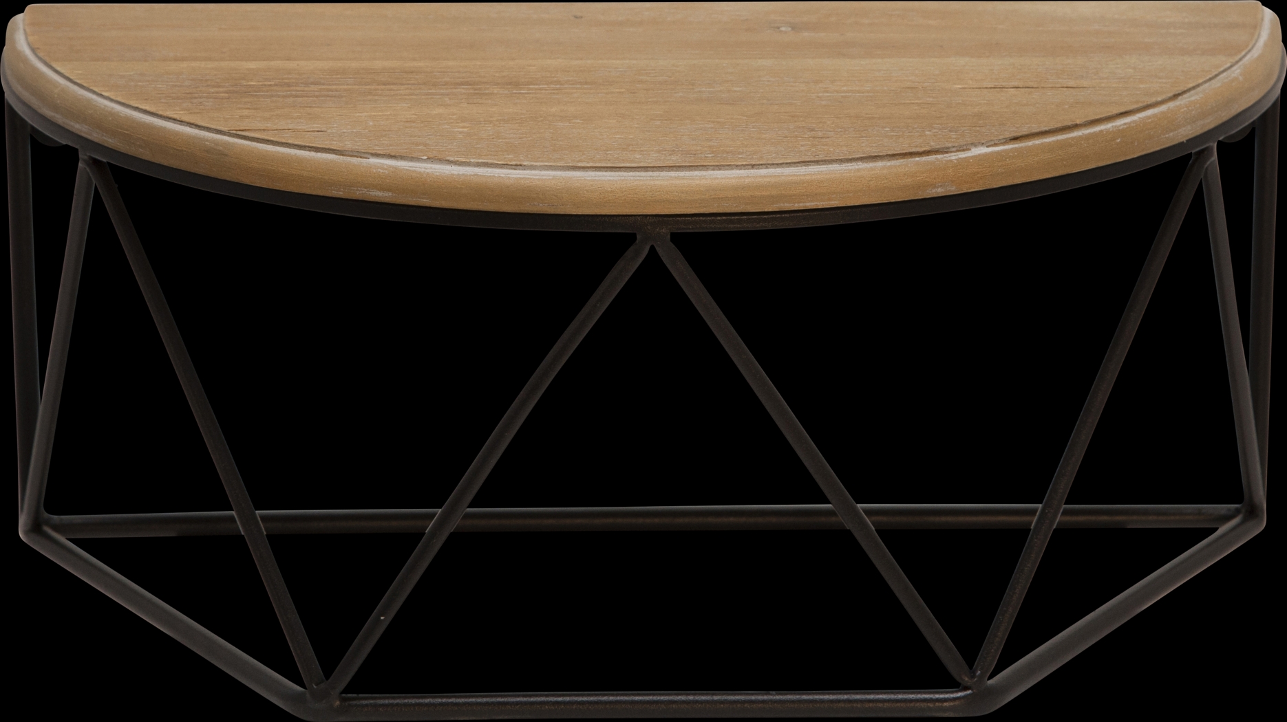 Renezet Brown Wall Shelf - Thumbnail - Image 1