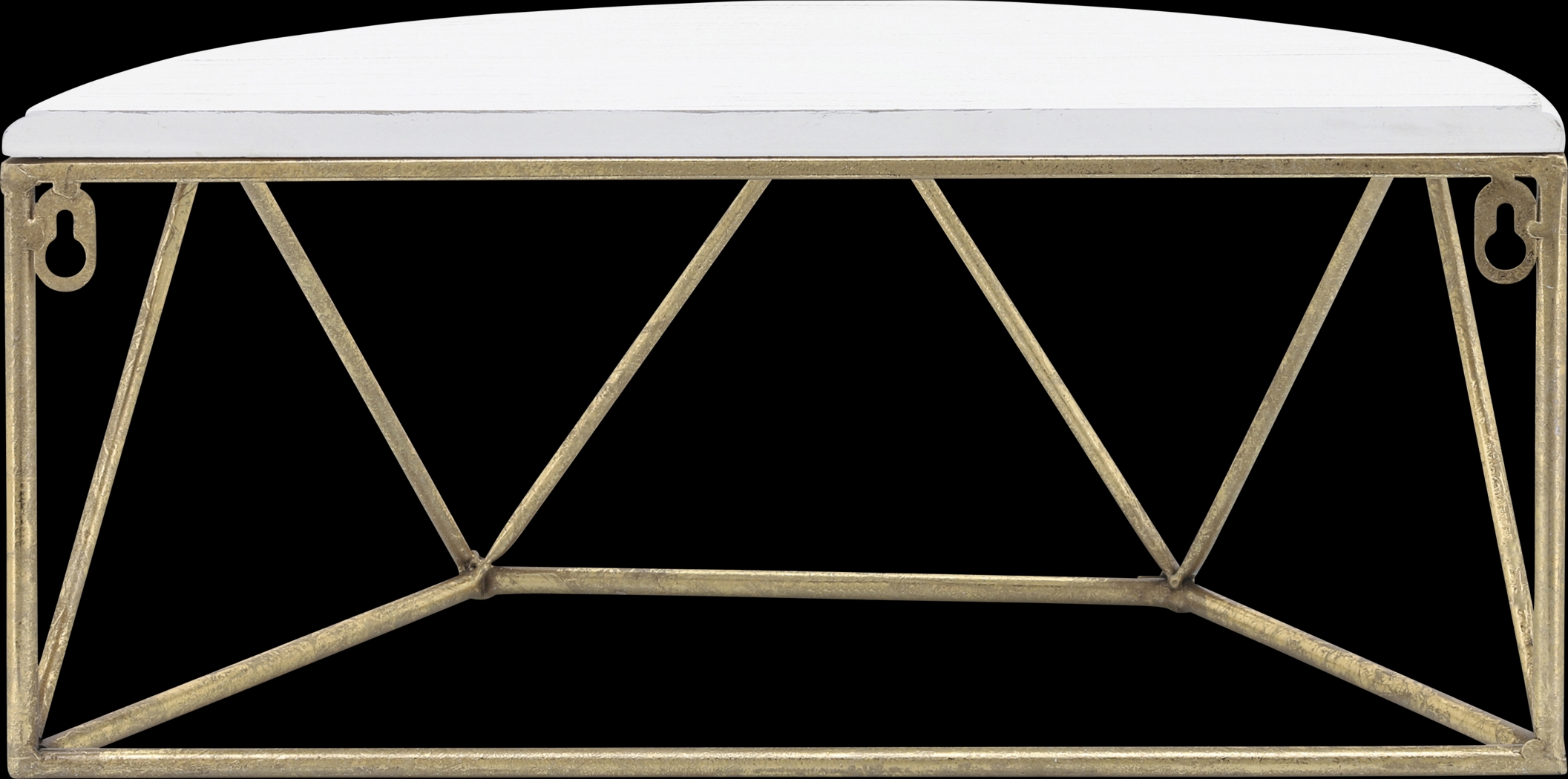 Renezet Gold Wall Shelf - Thumbnail - Image 5