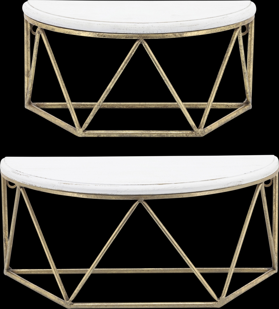 Renezet Gold Wall Shelf - Thumbnail - Image 8