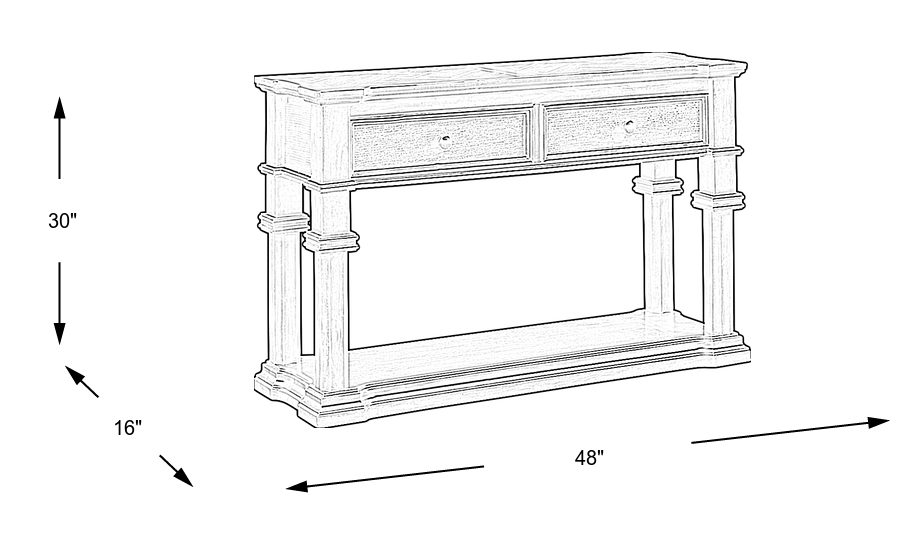 Dimension Image. Please refer to the Dimension Tab on this page for dimension details.
