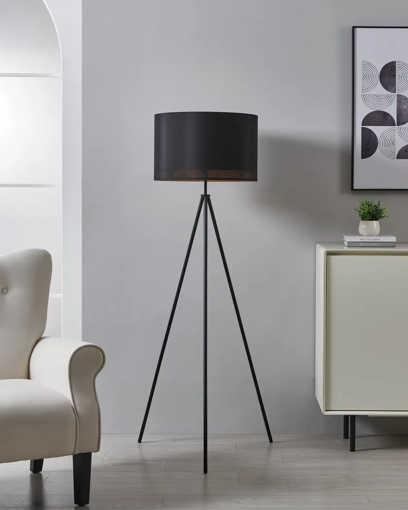 Renfrew Lane Black Floor Lamp - Thumbnail - Image 2