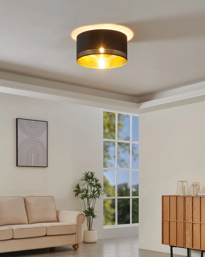 Renfrew Lane Black Flush Mount - Thumbnail - Image 2