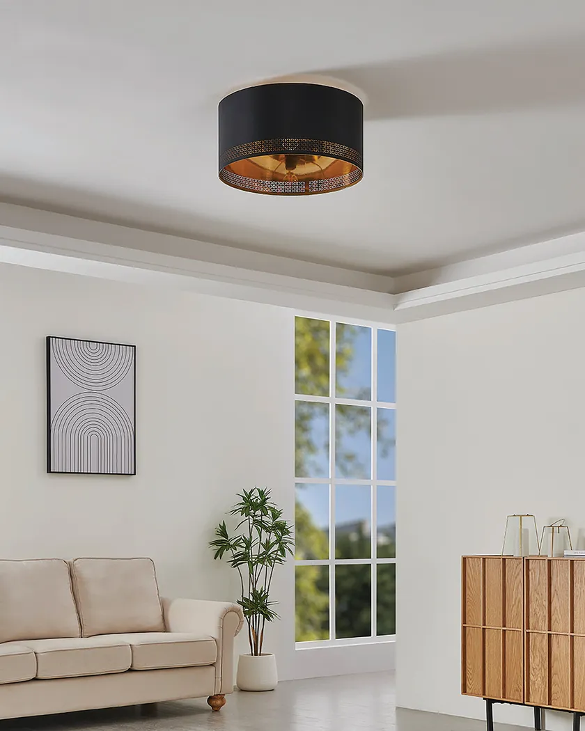 Renfrew Lane Black Flush Mount - Thumbnail - Image 3