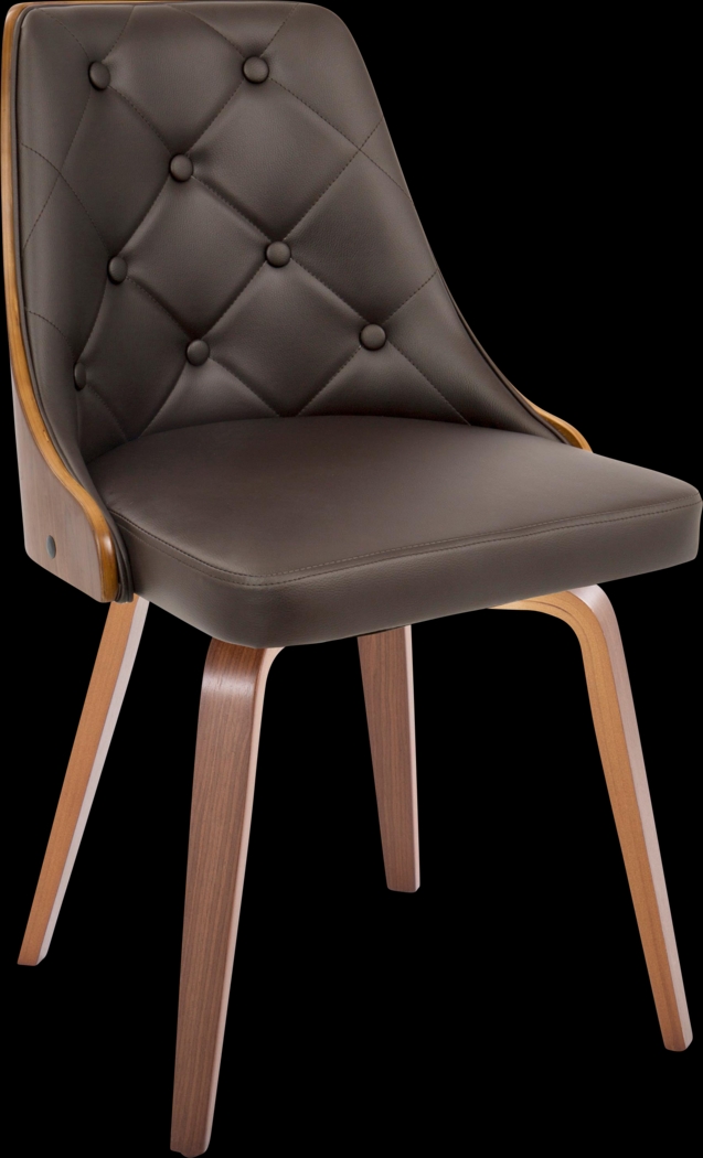 Renior Brown Dining Chair, Set of 2 - Thumbnail - Image 2