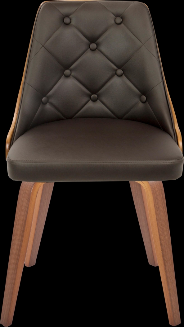 Renior Brown Dining Chair, Set of 2 - Thumbnail - Image 5