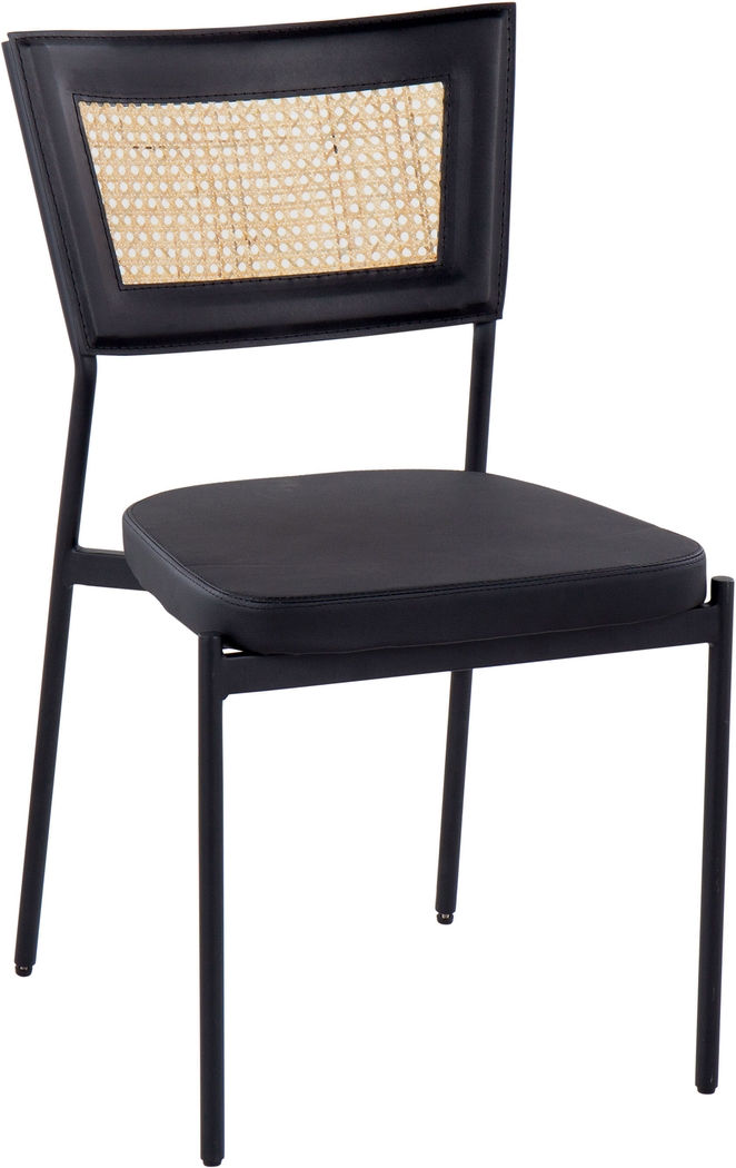Renneau Black Side Chair, Set of 2 - Thumbnail - Image 6