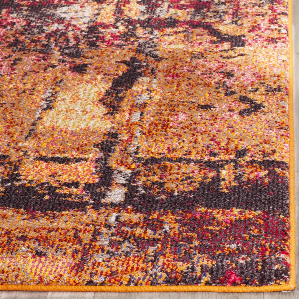 Renner Mill Orange 5'1 x 7'7 Rug - Thumbnail - Image 3